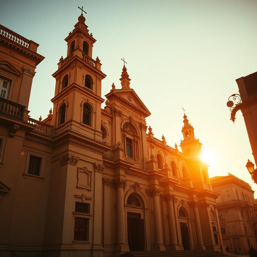 Catedral de Murcia al atardecer