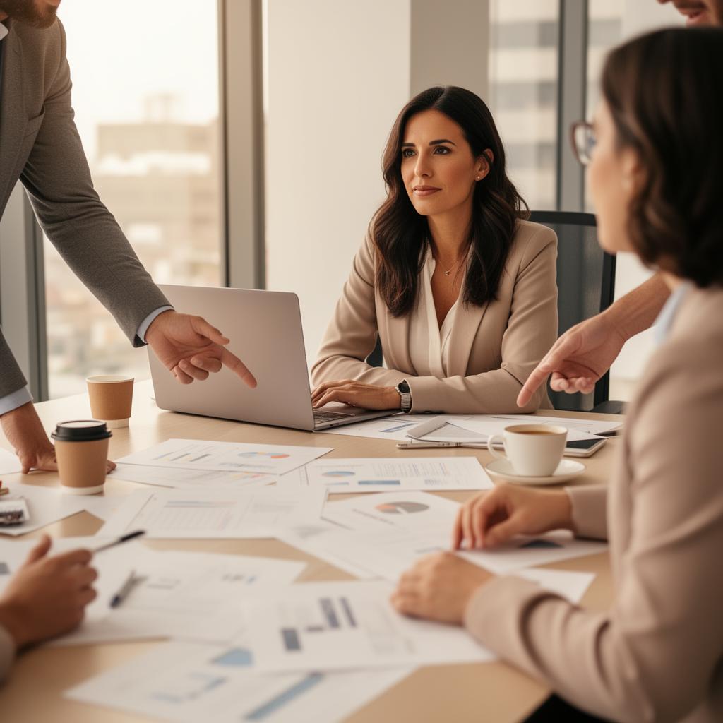 Equipo de Emotia Labs en reunión de estrategia con cliente valenciano
