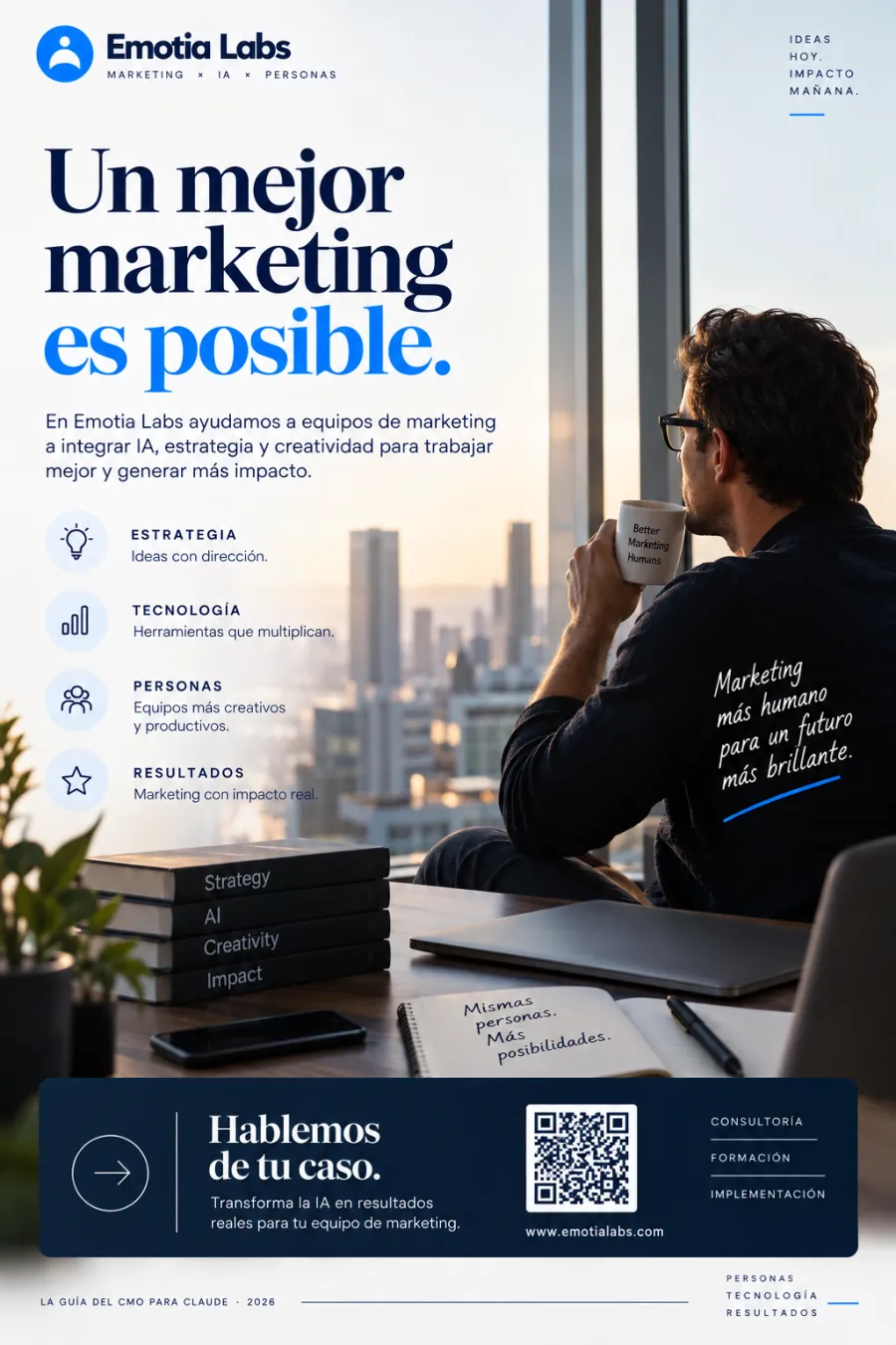 Página final de la guía: un mejor marketing es posible, Emotia Labs